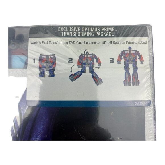 TRANSFORMERS TWO Disc Special Edition Optimus Prime DVD Case 15 inch Figure - Picture 5 of 7